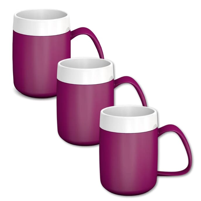 thermo mug blackberry white pack of 3