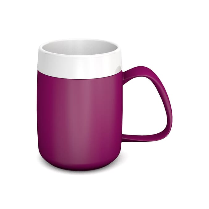 thermo mug blackberry white