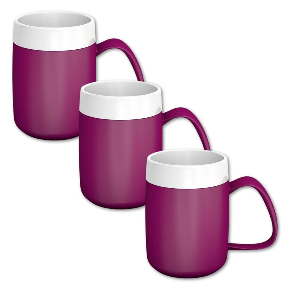 View Thermo Safe Mug with Large Handle Blackberry Pack of 3 information