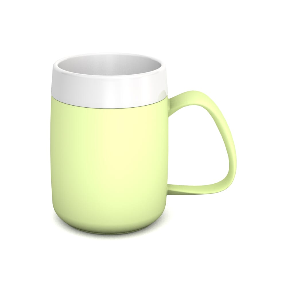 thermo safe mug with large handle luminescent