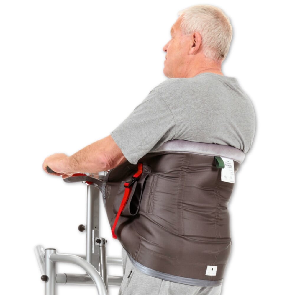 thorax sling for minilift in use