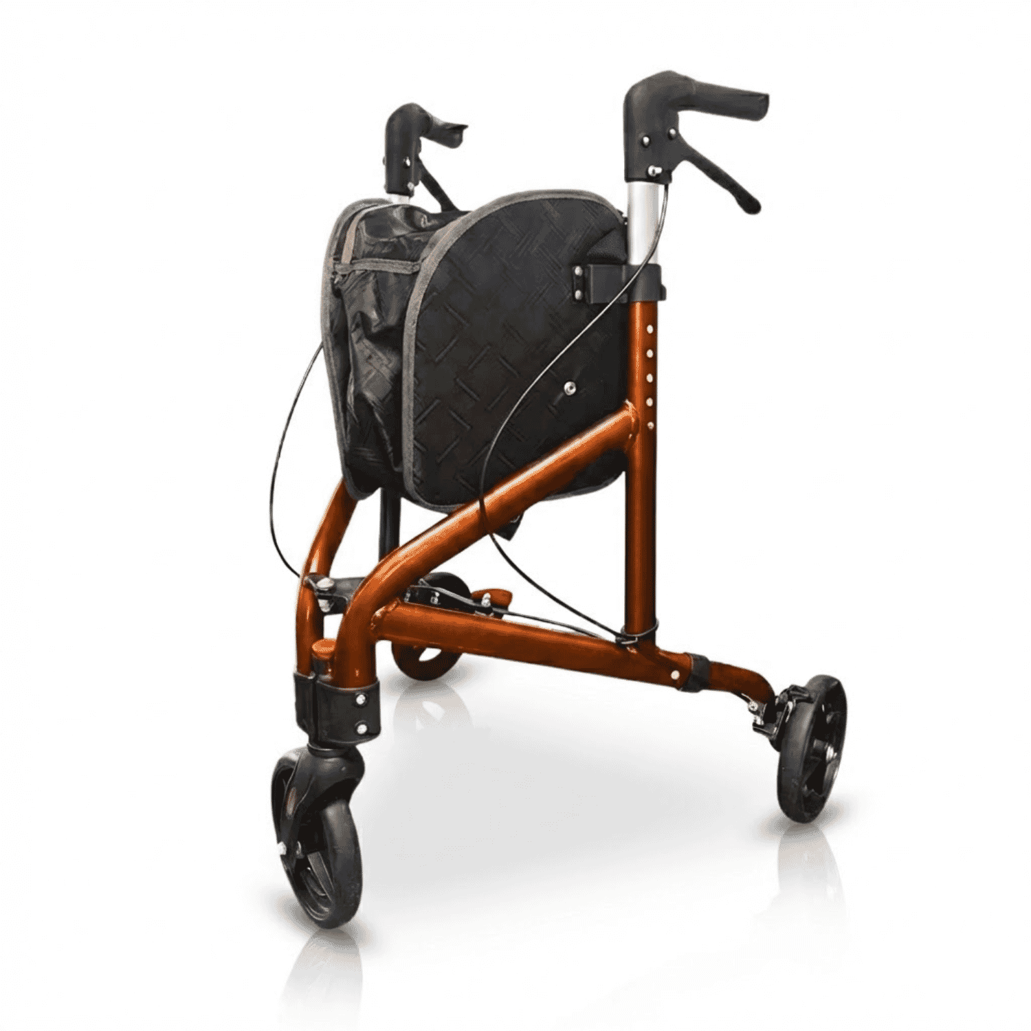 Three Wheel Rollator Orange