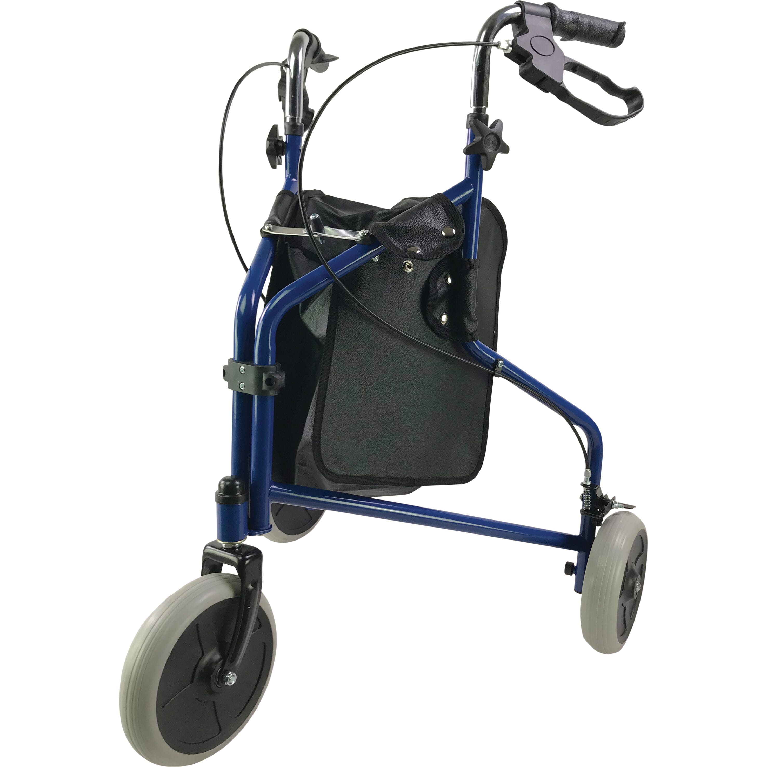 three wheeled walker with bag 1