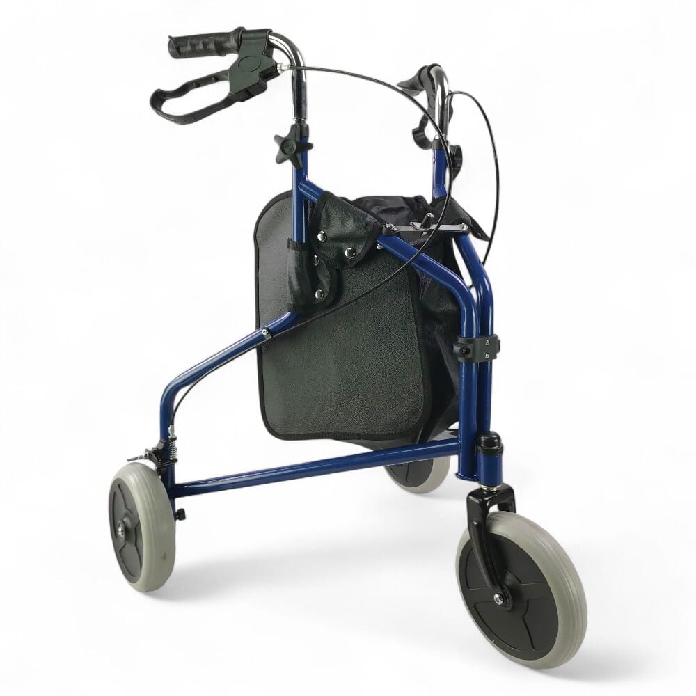 Three Wheeled Walker with Bag