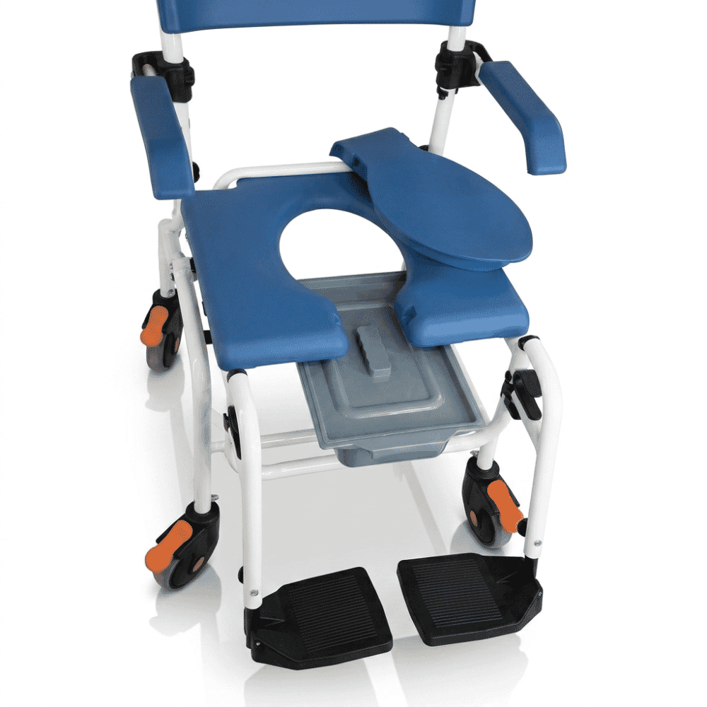tilt in space shower commode chair cutout