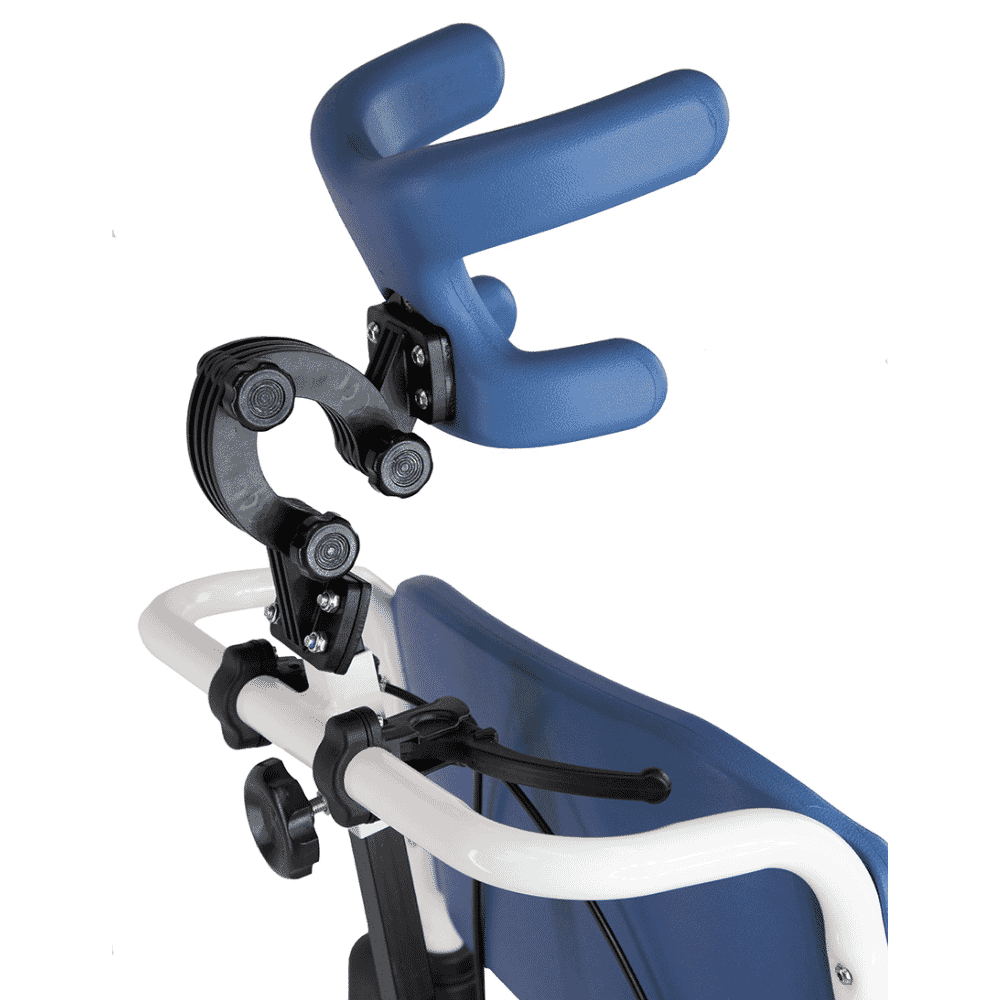 tilt in space shower commode chair headrest