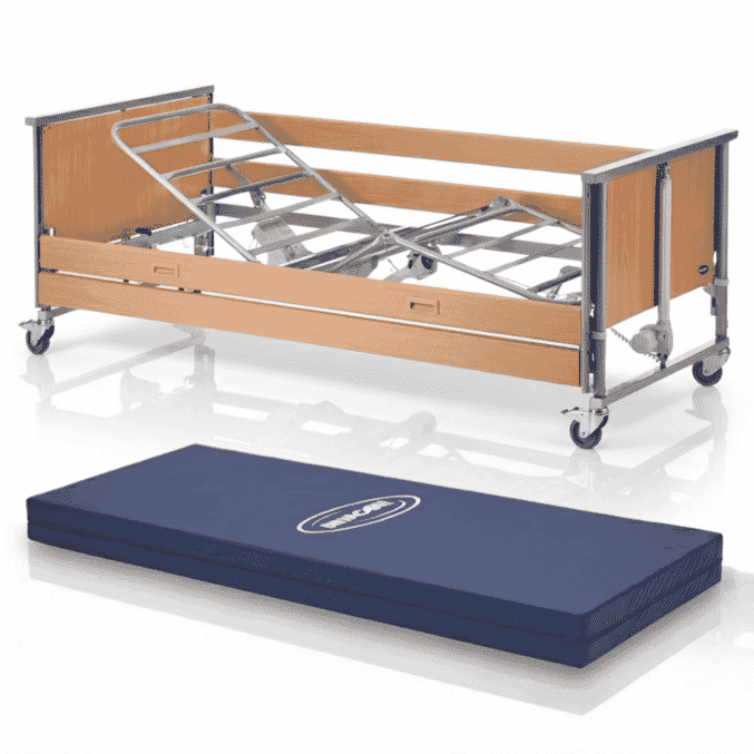 tilt profile bed w med pressure risk mattress