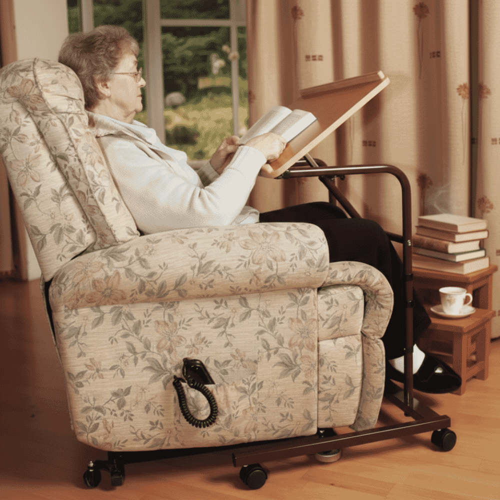 tilting over chair table in use