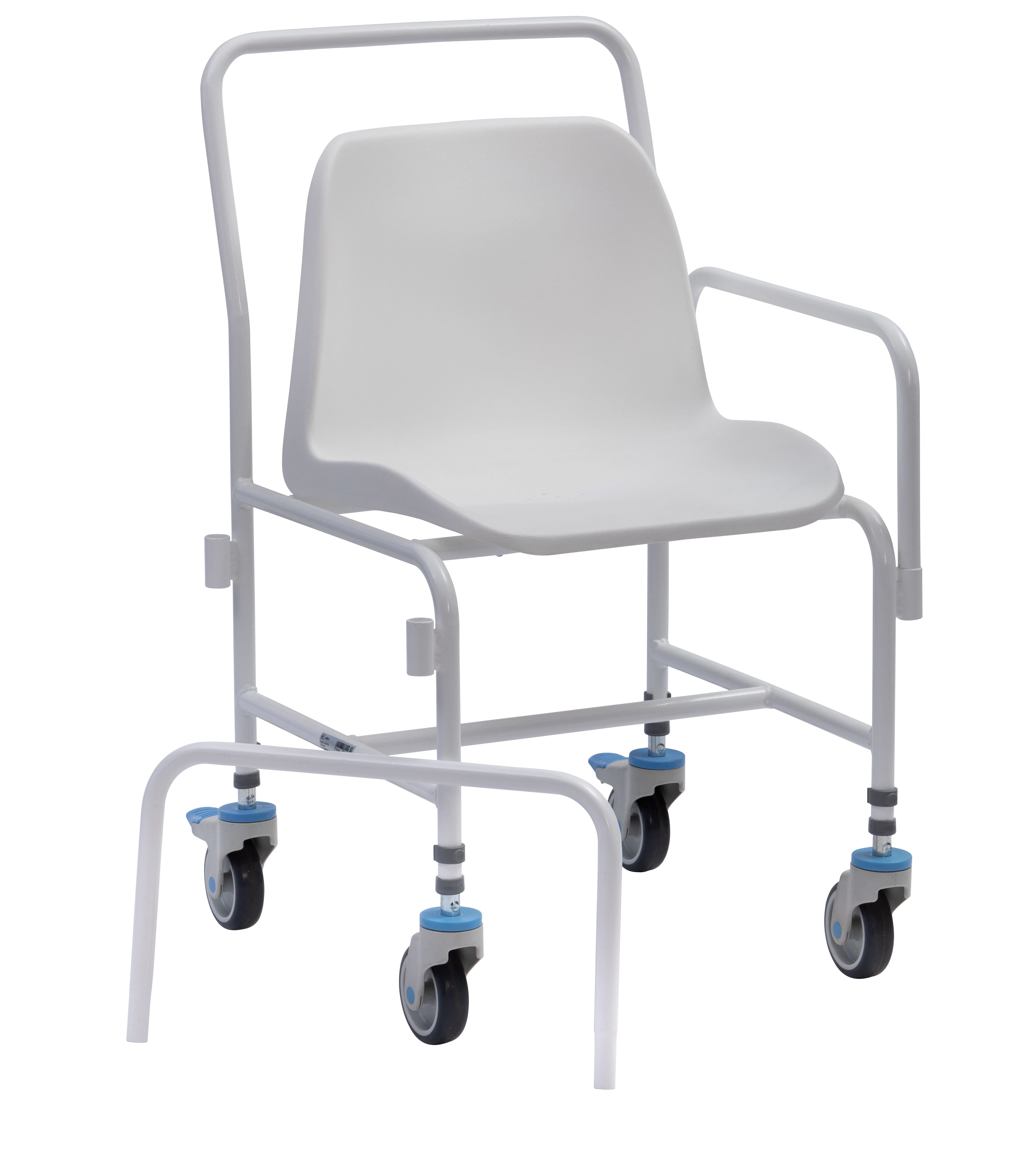 View Tilton Mobile Adjustable Height Shower Chair 2 Brake with Detachable Arms information