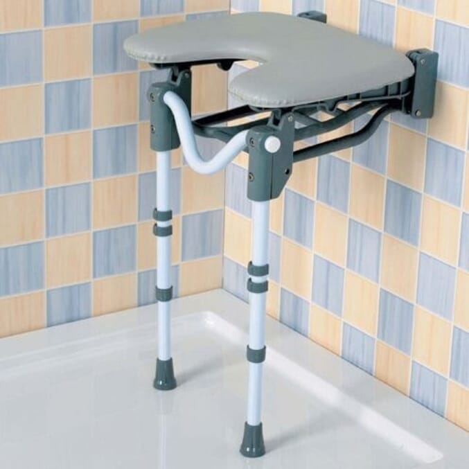 tooting horseshoe shower seat