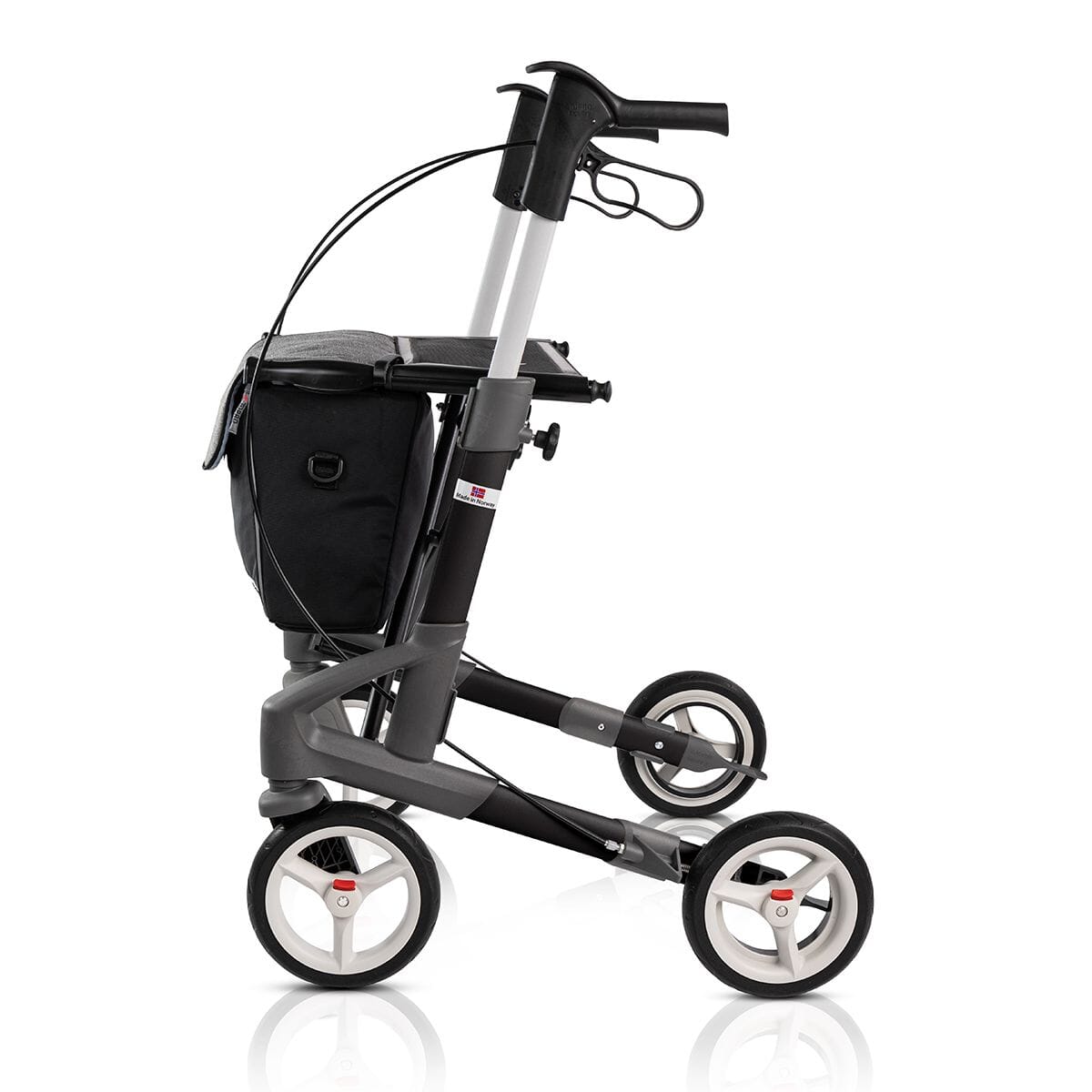 topro troja 5g rollator black side on