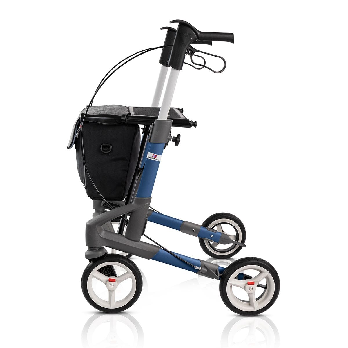 topro troja 5g rollator blue side on