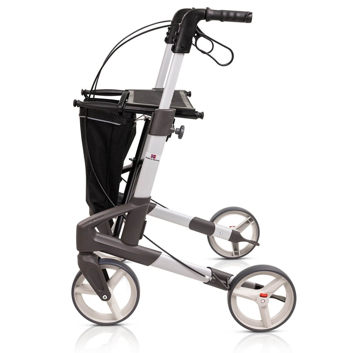 topro troja original rollator silver side on