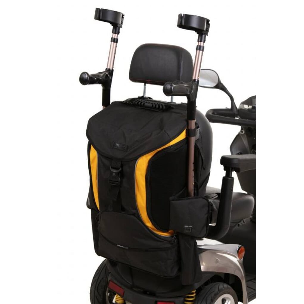 torba go premium scooter and wheelchair bag in use
