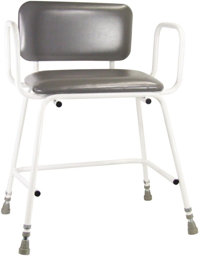 View Torbay Bariatric Perching Stool with Armrests with Padded Back information