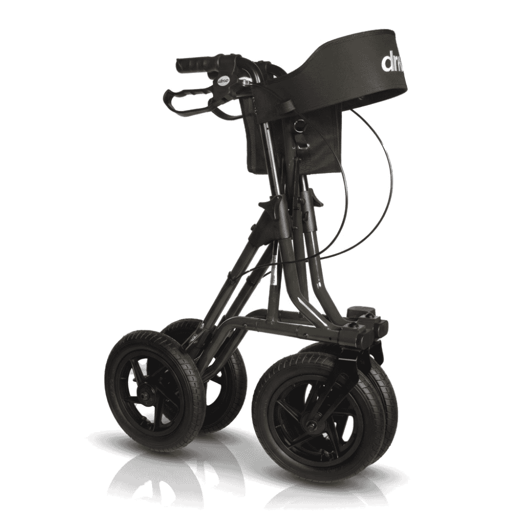 torro outdoor adventurer rollator folded