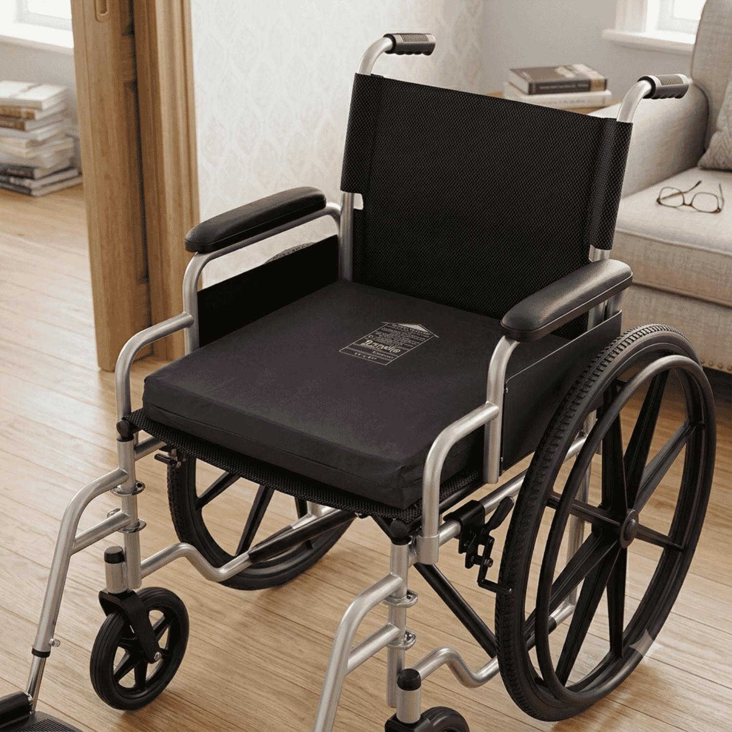 transflo pressure relief cushion in wheelchair