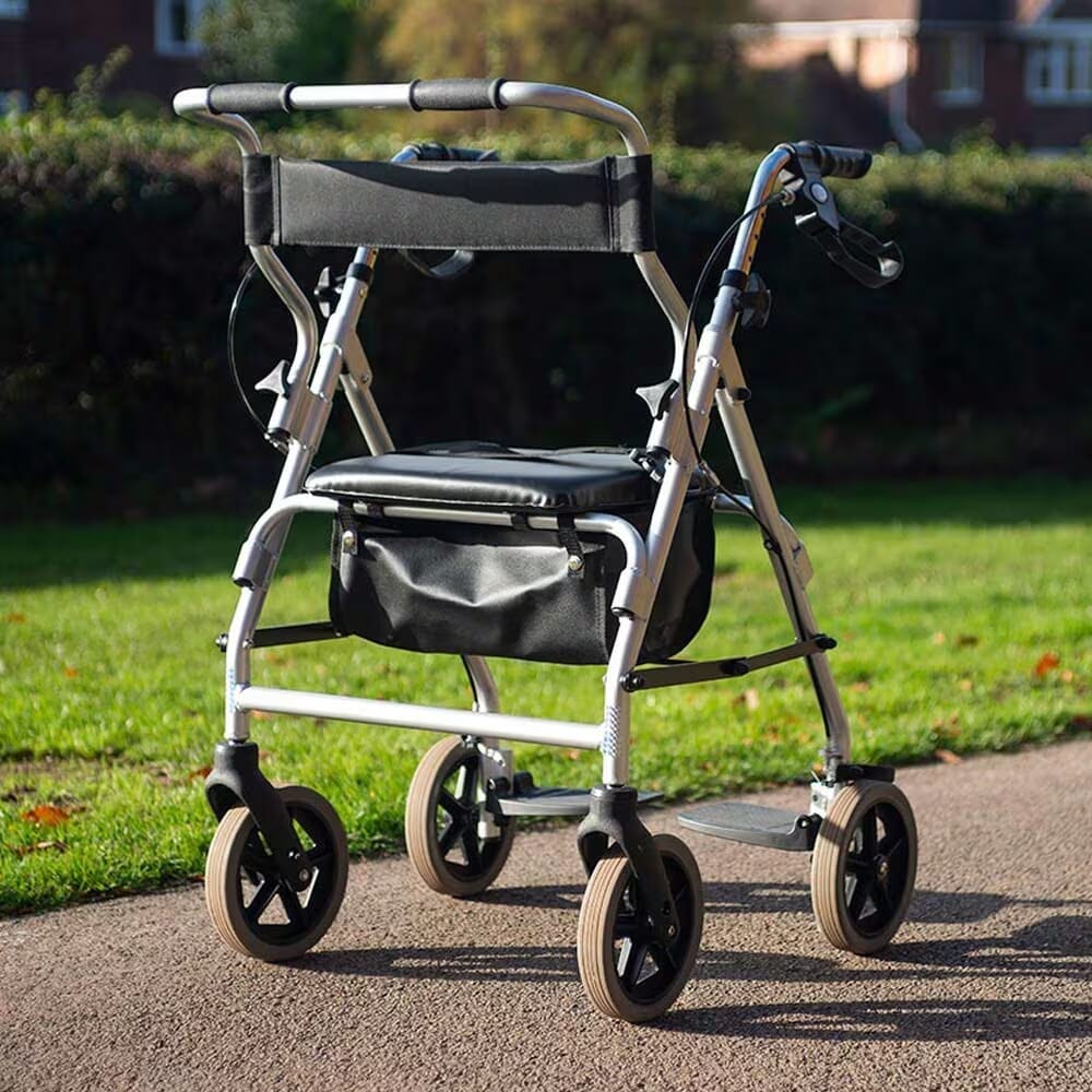 transit chair and rollator combination lifestyle