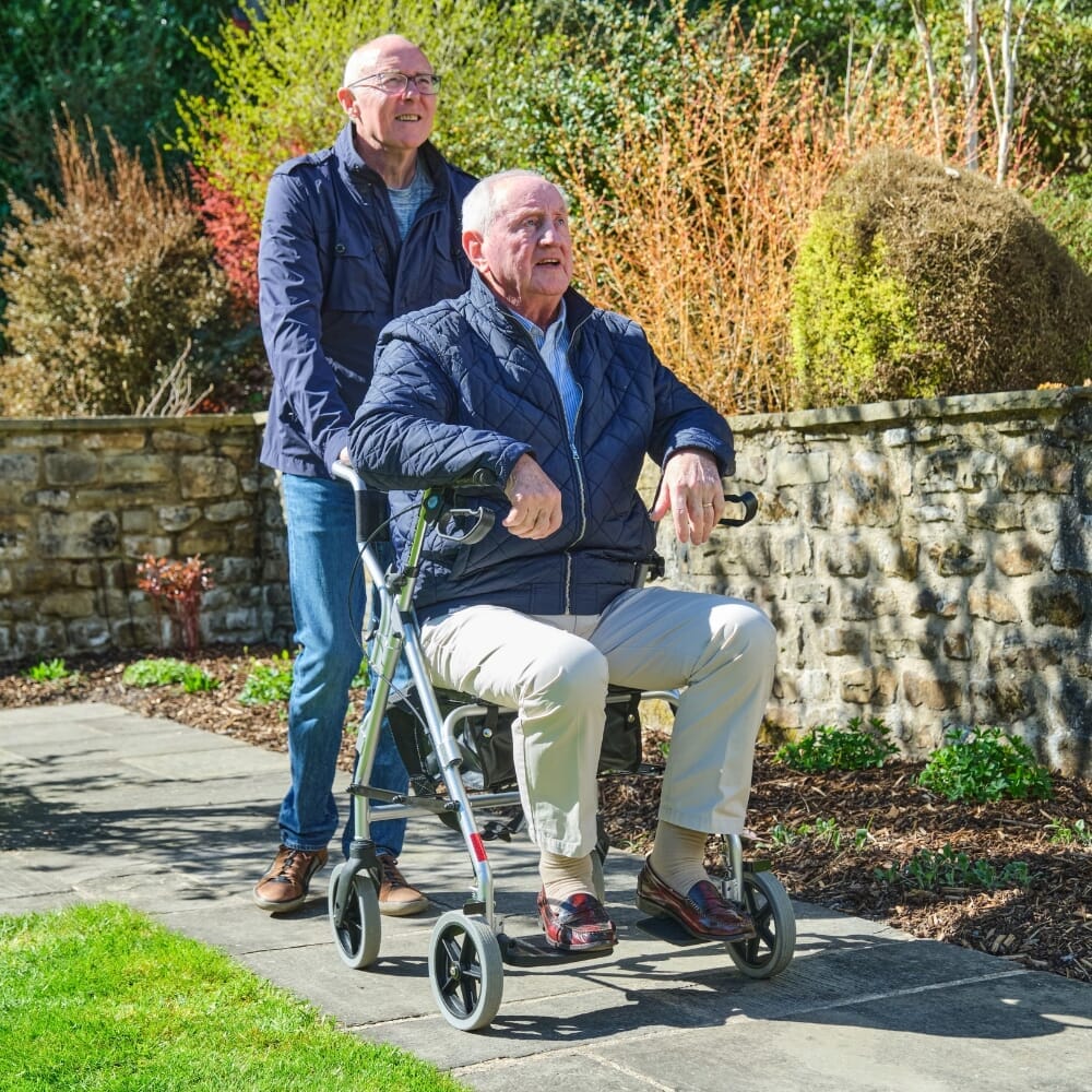 transit chair and rollator combination transit