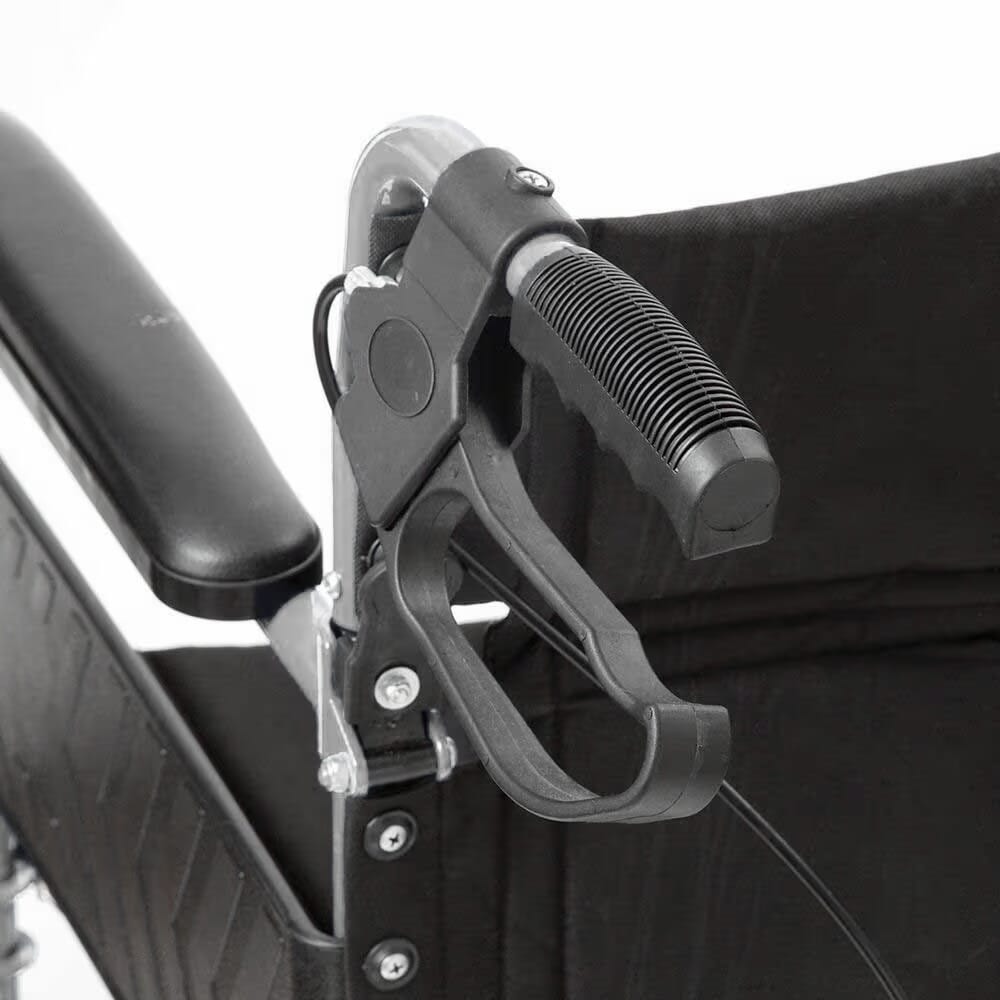 transit lite wheelchair grey brake