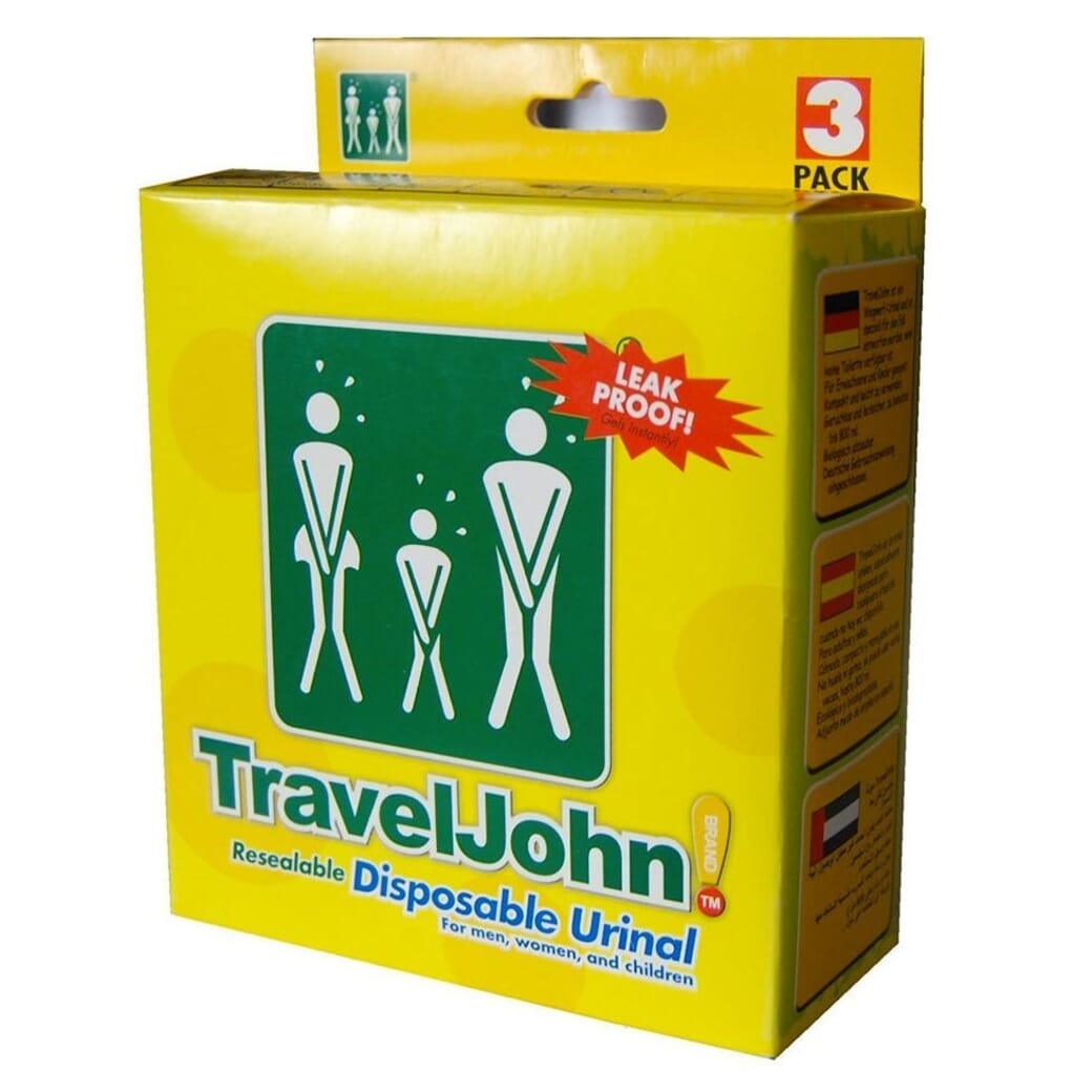 Travel John Non-Toxic Odorless Unisex Deluxe Disposable Urinal Bag -  18/Pack 66892 from Travel John - Acme Tools