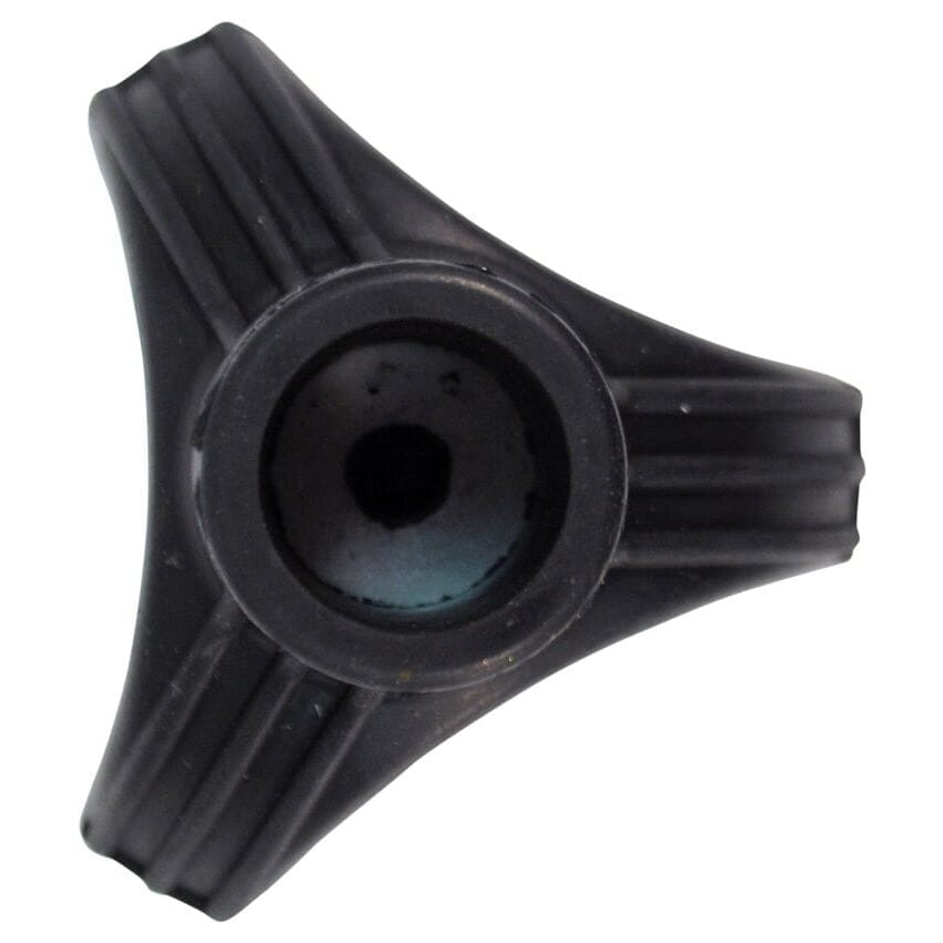 tri support rubber walking stick ferrule top down