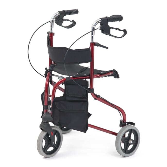tri walker with seat red