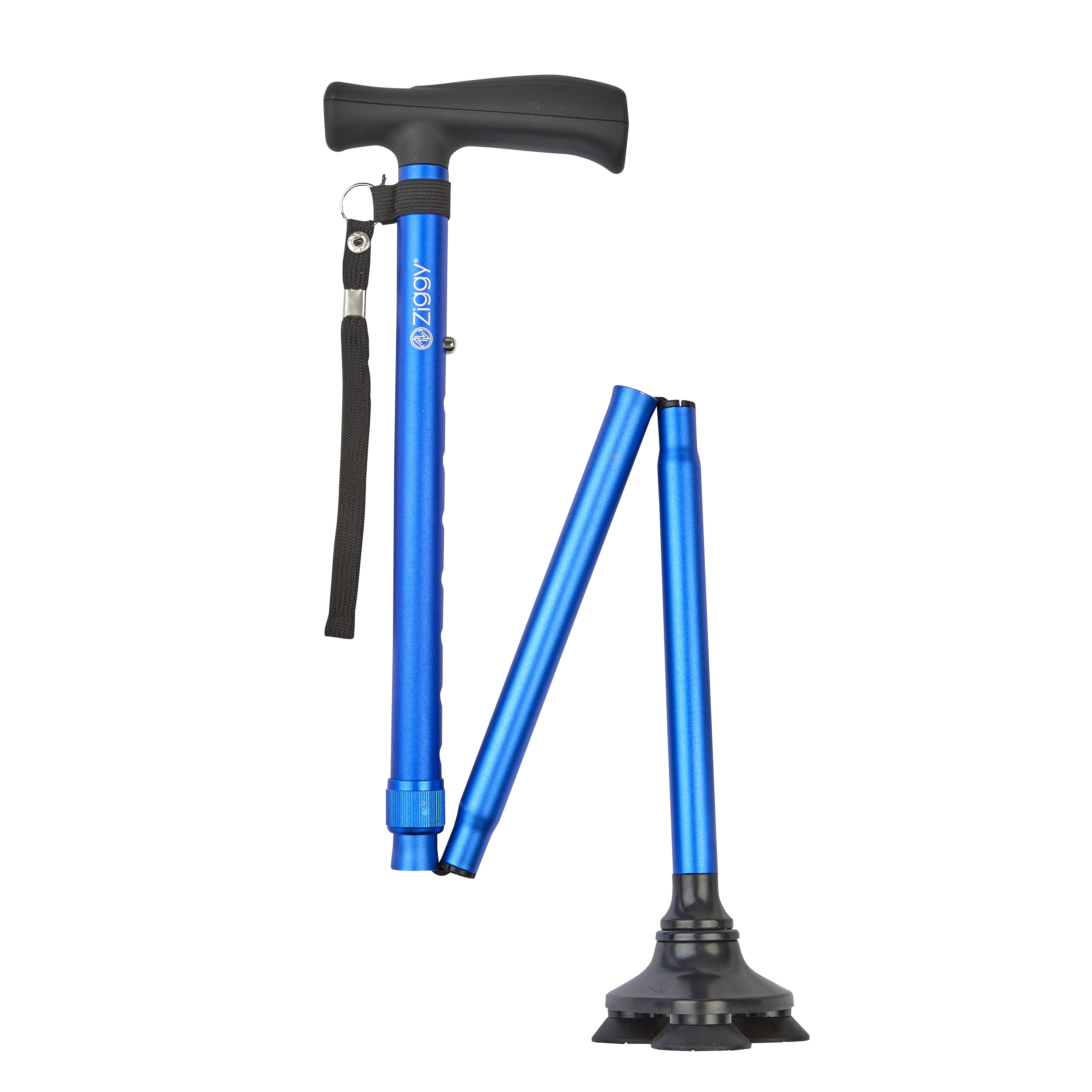 tribase folding stick blue folded