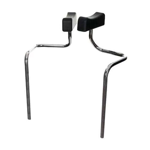 trio height adjustable walking frame optional armpit supports