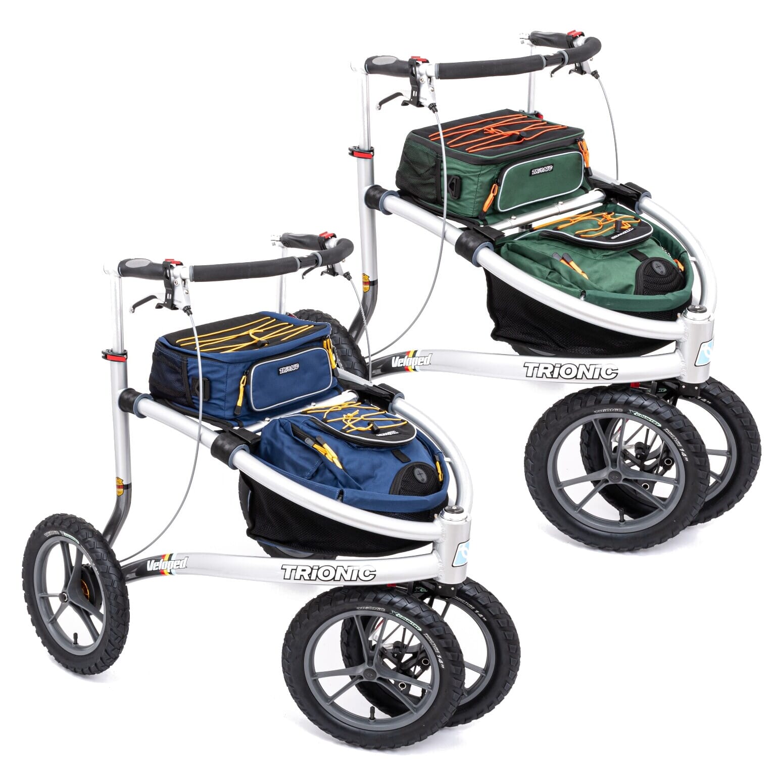 Trionic Veloped Trek 14er - Navy-yellow, M/L Handgrips from 