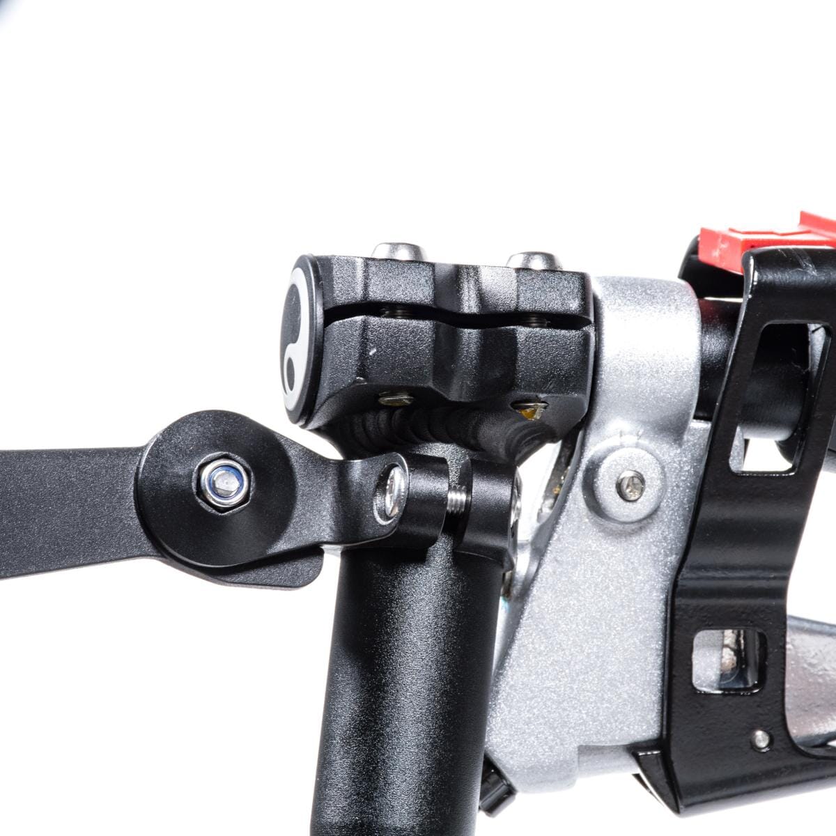 trionic walker backrest showing fixing