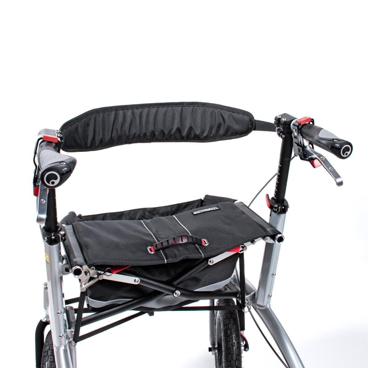 trionic walker backrest shown on walker
