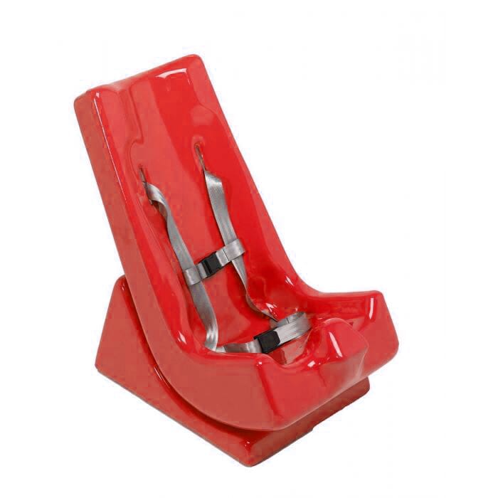 tumble forms deluxe floor sitter set large red