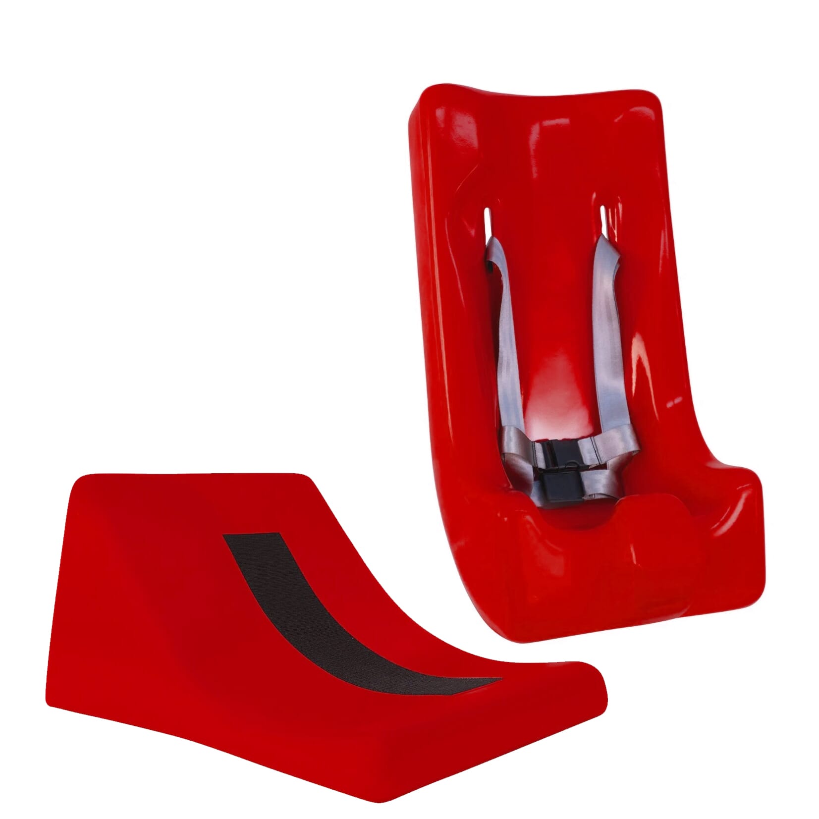 tumble forms deluxe floor sitter set medium red