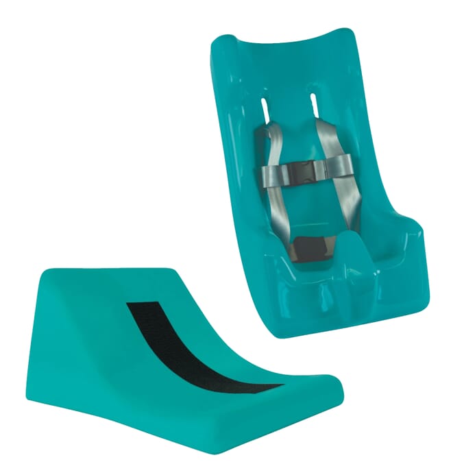 tumble forms deluxe floor sitter set small teal