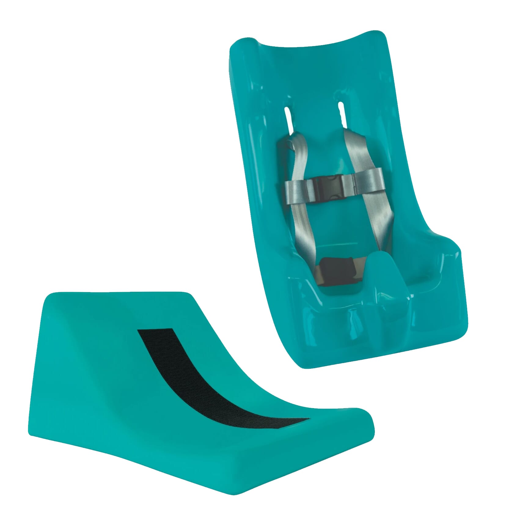 tumble forms deluxe floor sitter set small teal
