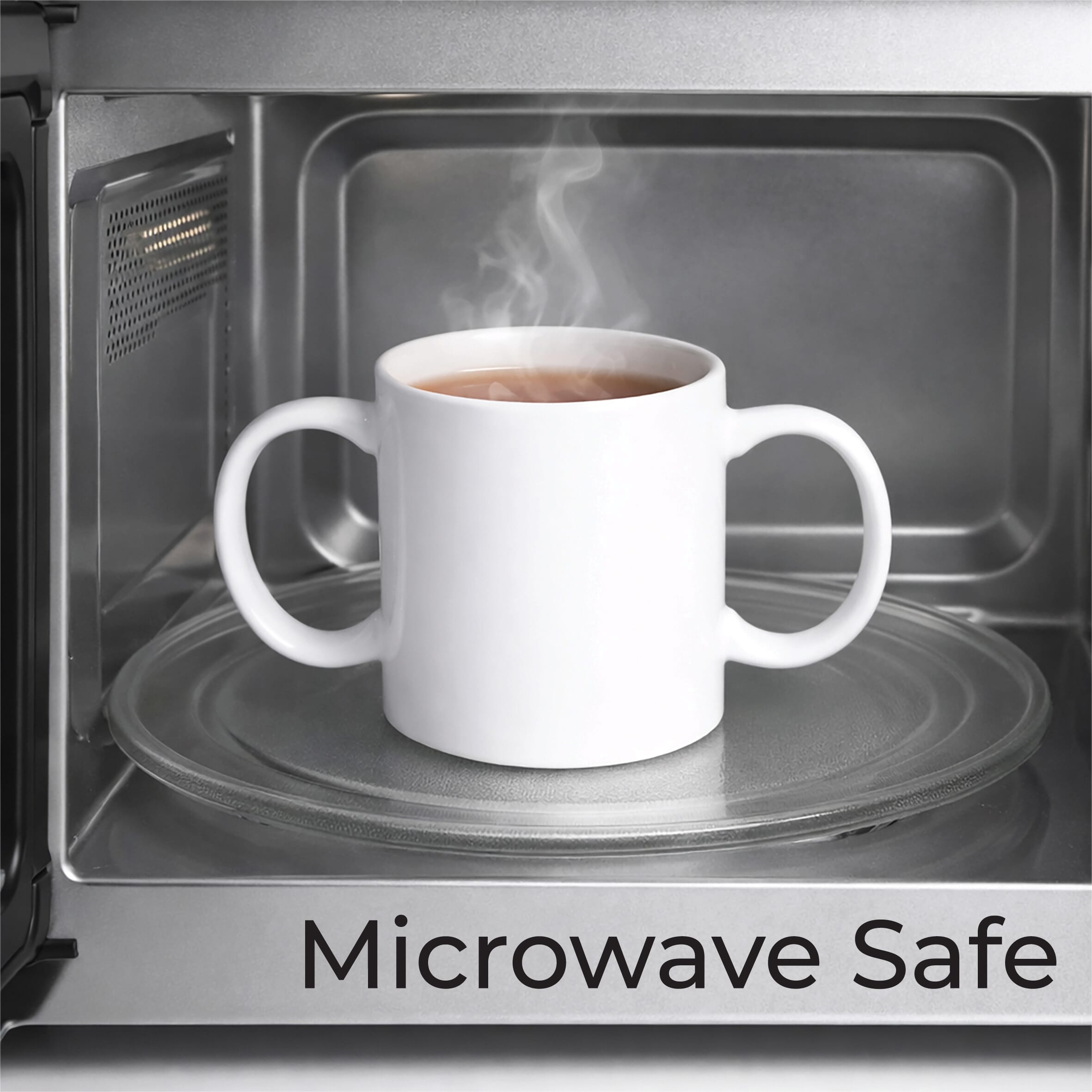 two handled drinking mug microwave safe