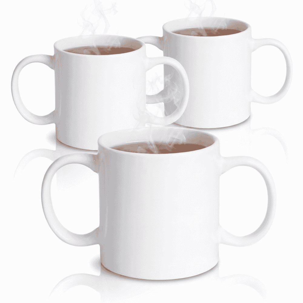 two handled drinking mug pack of 3