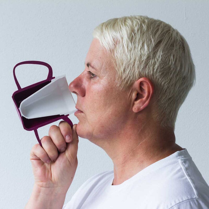 Two Handled Mug with Internal Cone