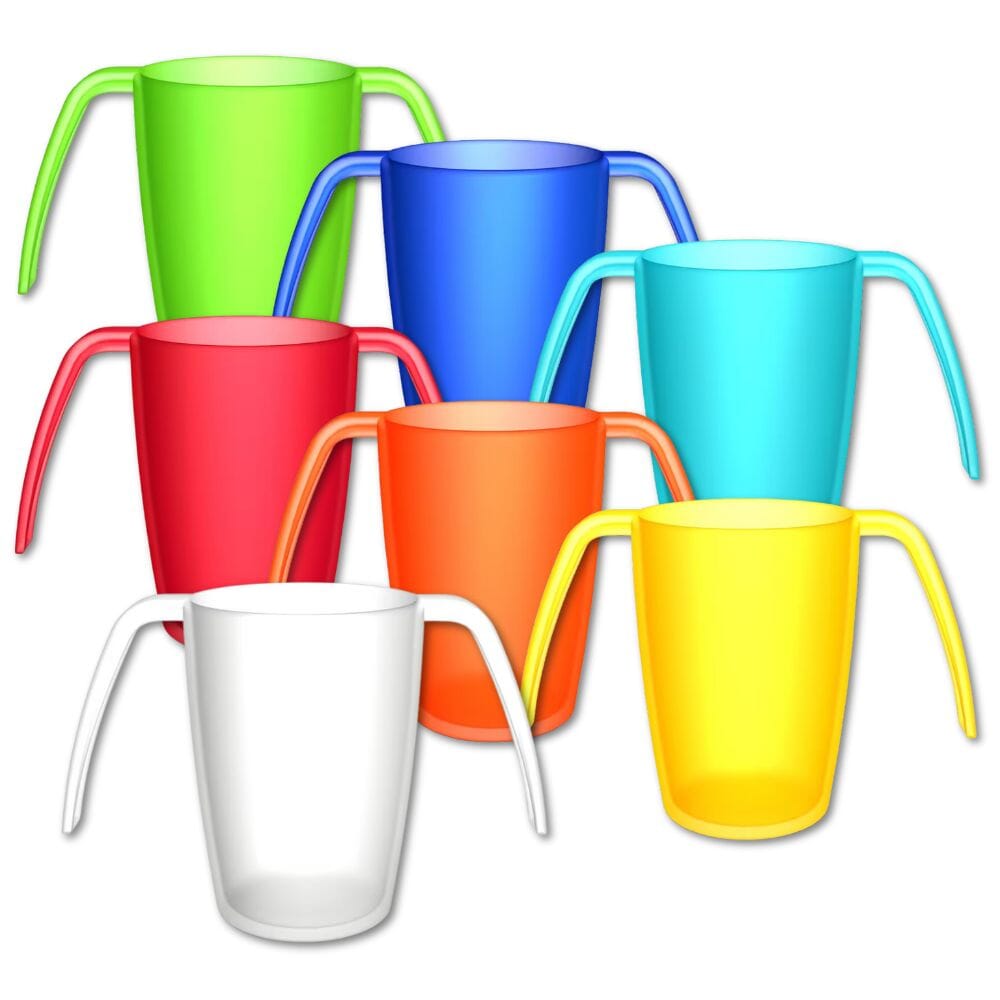 Two Handled Transparent Mug