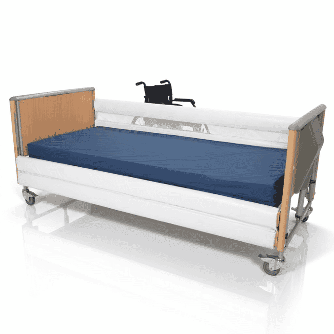 two rail bumper with net window
