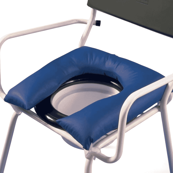 u shaped commode cushion on commode