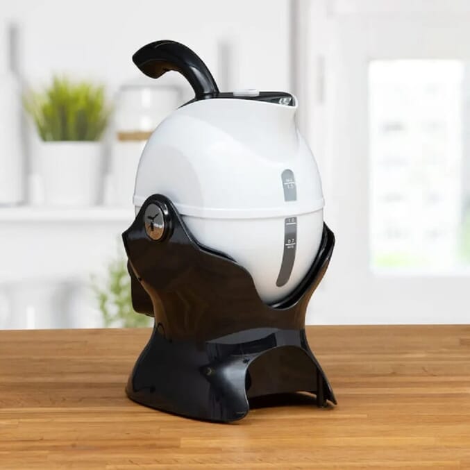 uccello ergonomic easy pour kettle and tipper black and white