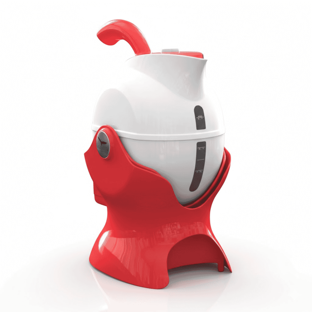 uccello kettle red white