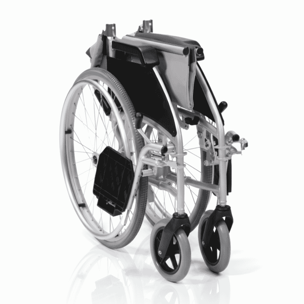 ultra lightweight wheelchair folded