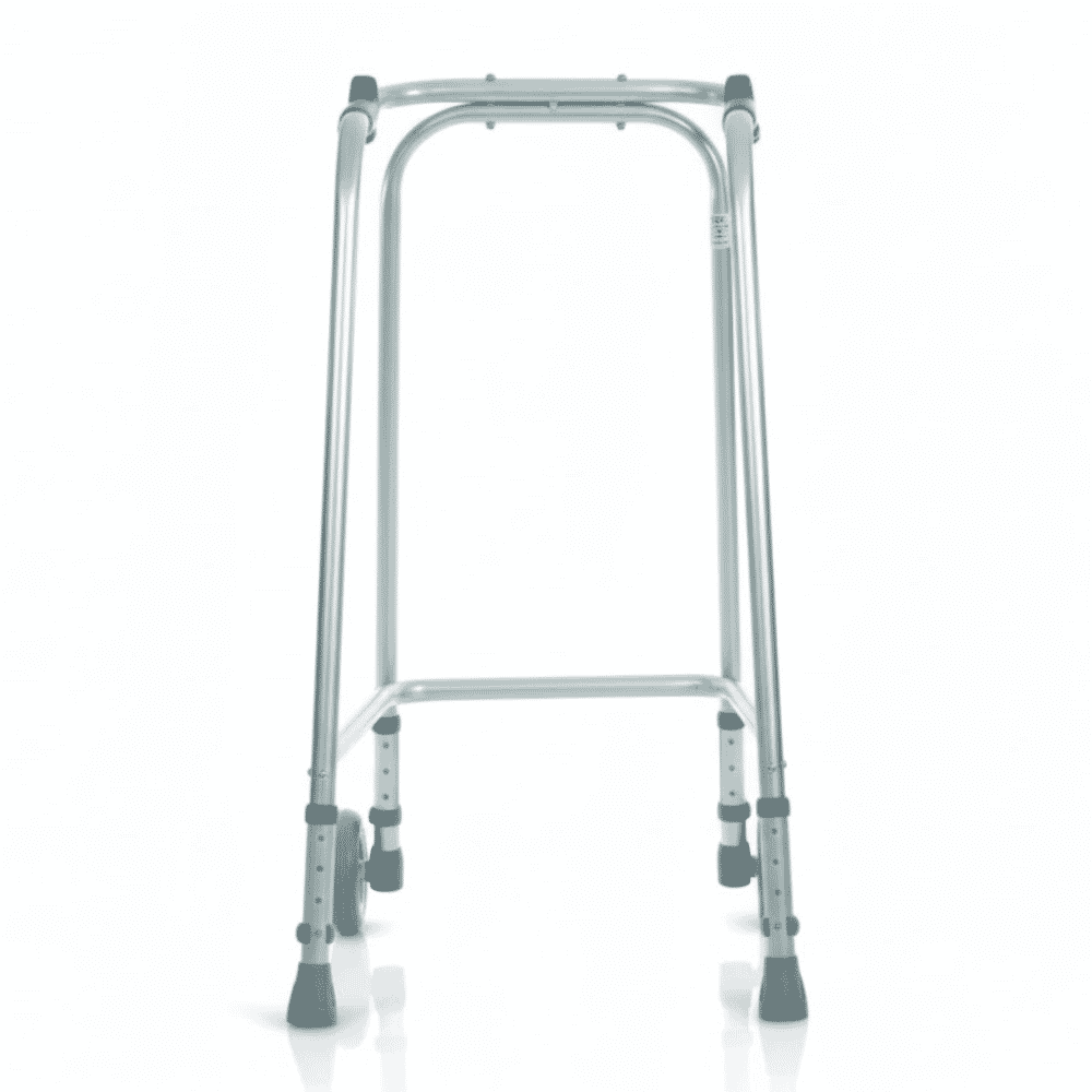 ultra narrow walking frame with wheels back