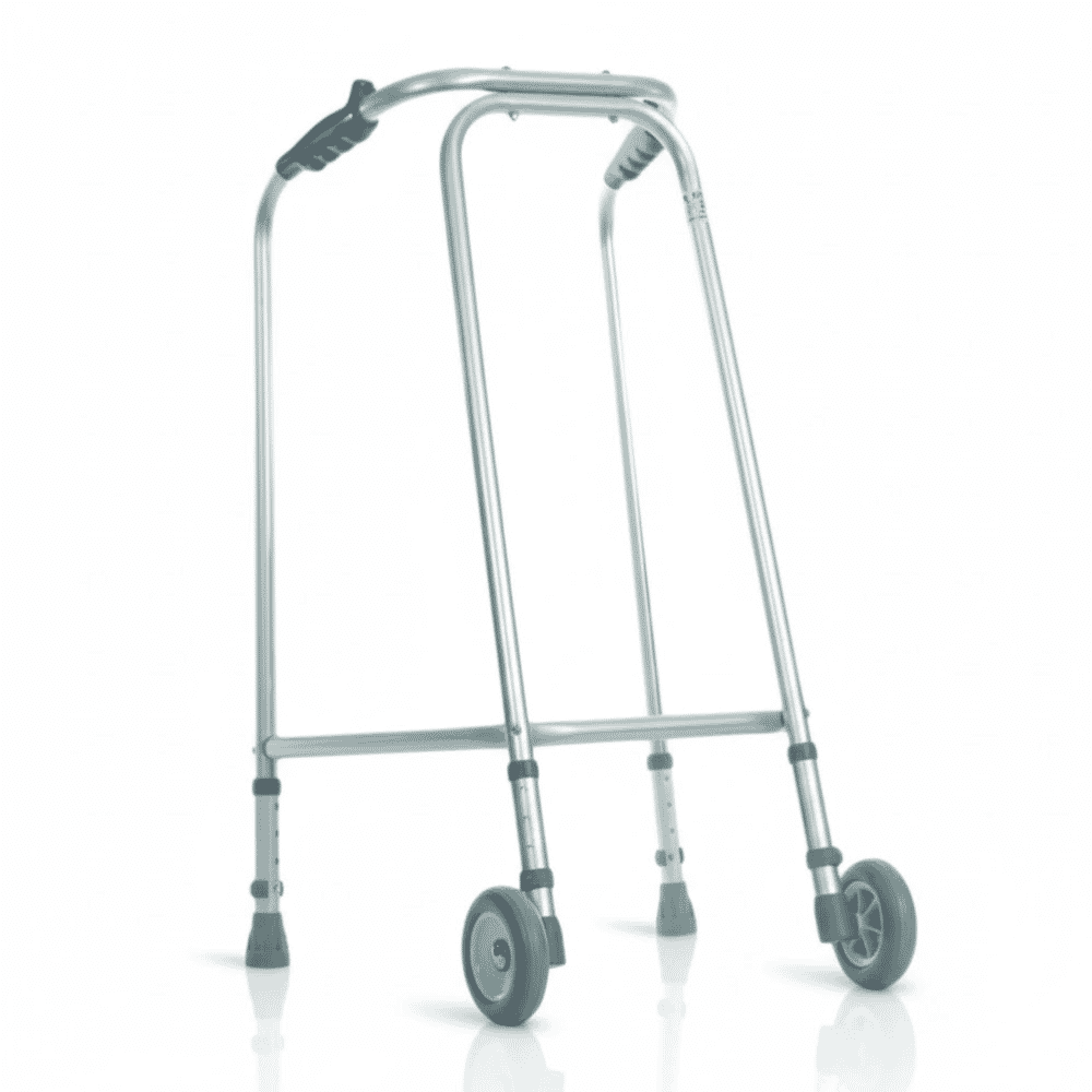 Ultra Narrow Walking Frame With Wheels