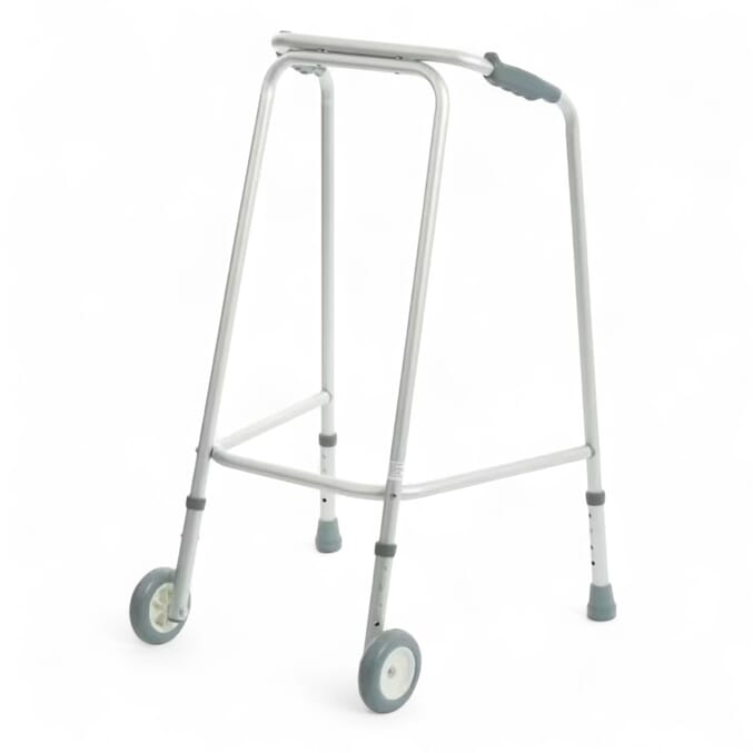 ultra narrow wheeled walking frame