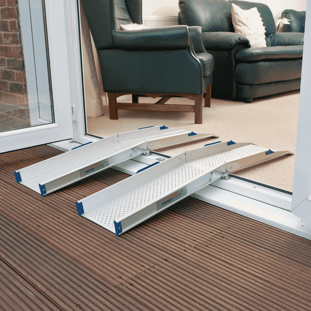 ultralight folding channel ramp 110cm in use