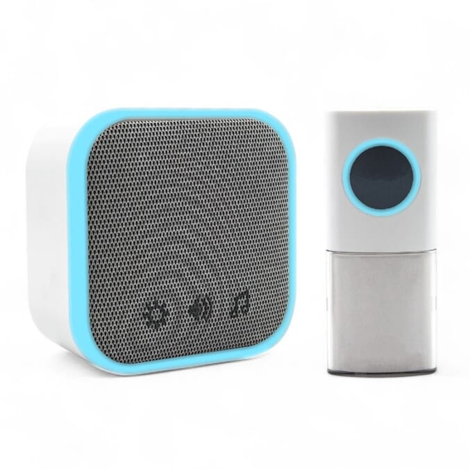 uni com portable door chime white